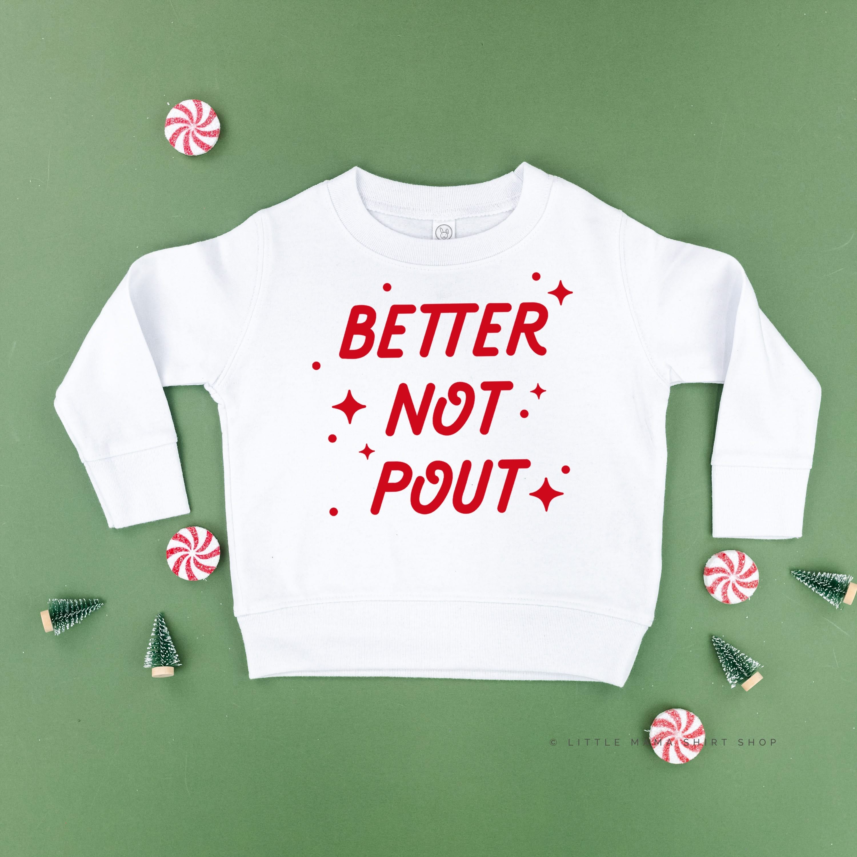 Better Not Pout - Child Sweater Little Mama Shirt Shop