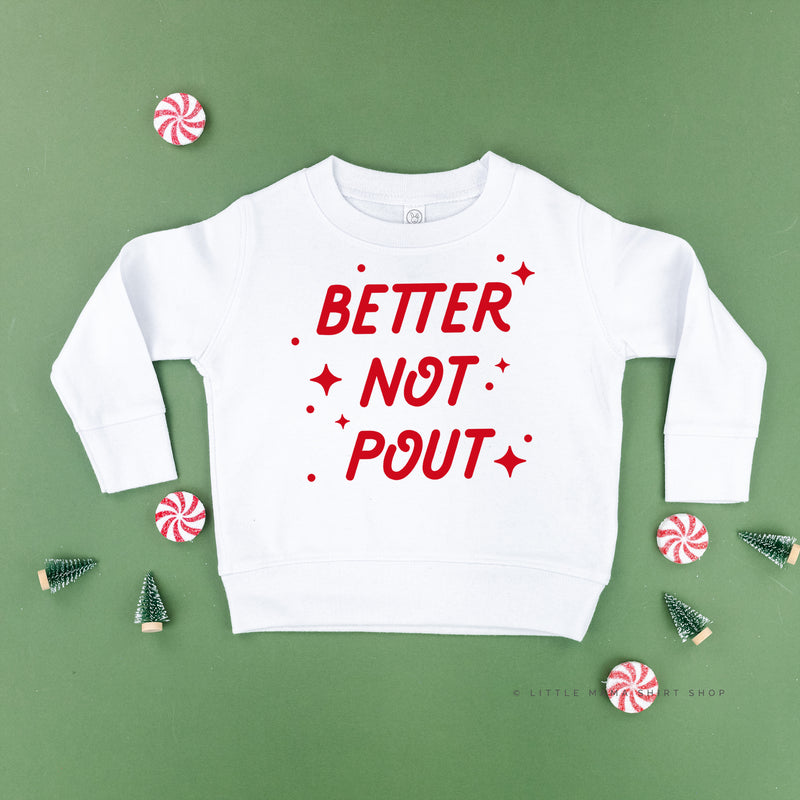 Better Not Pout - Child Sweater