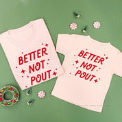 Better Not Pout - Set of 2 Unisex Tees Little Mama Shirt Shop