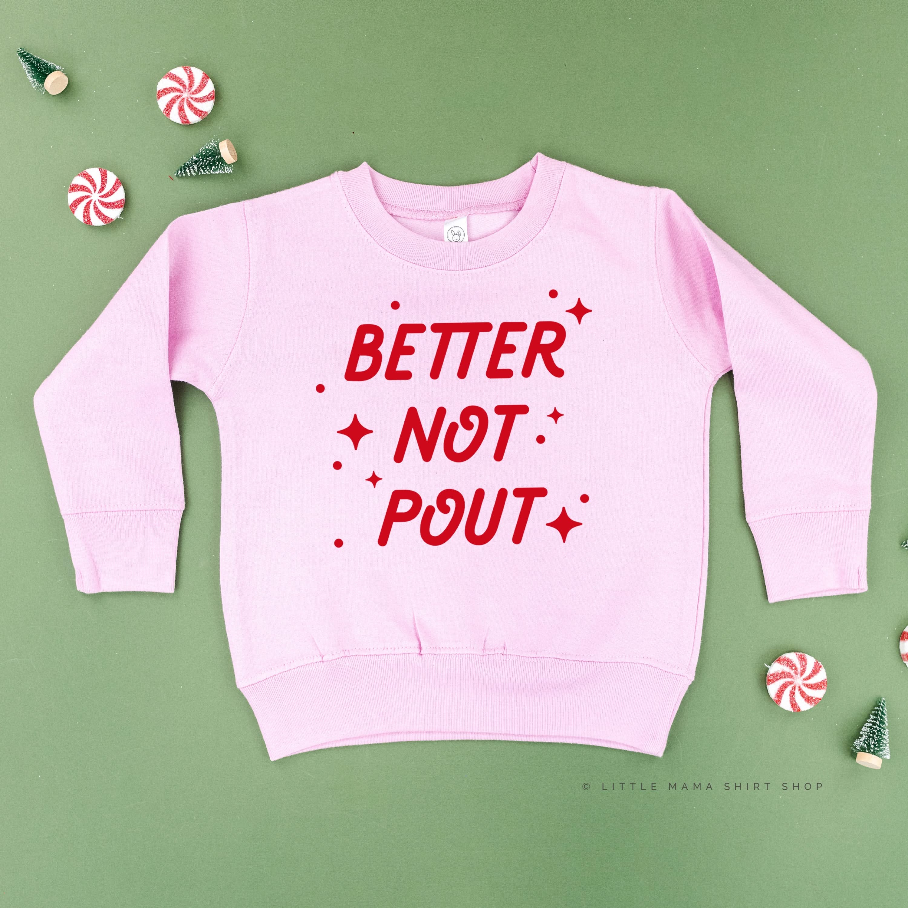Better Not Pout - Child Sweater Little Mama Shirt Shop