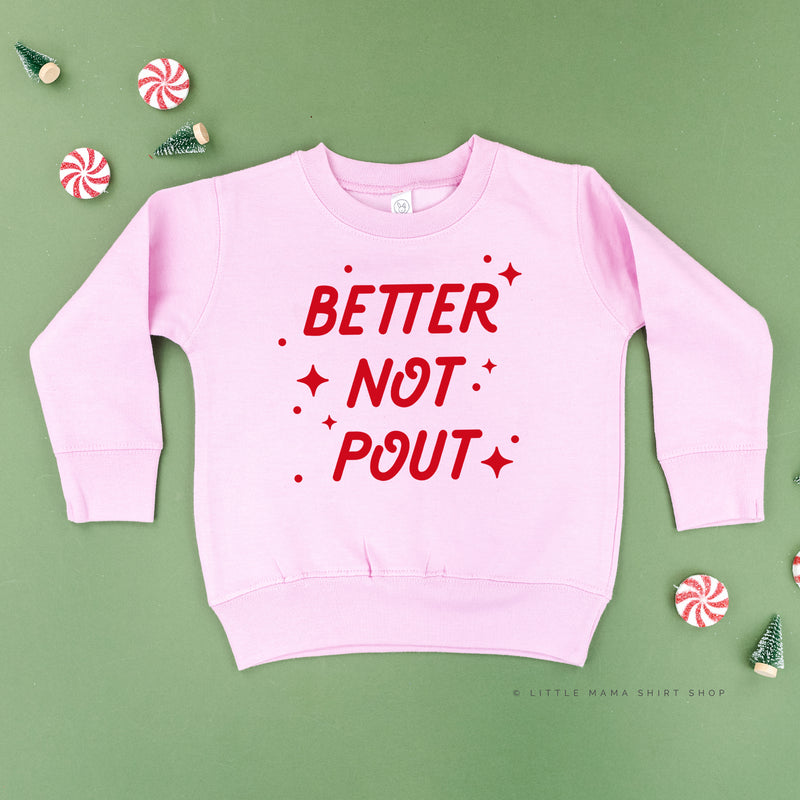 Better Not Pout - Child Sweater