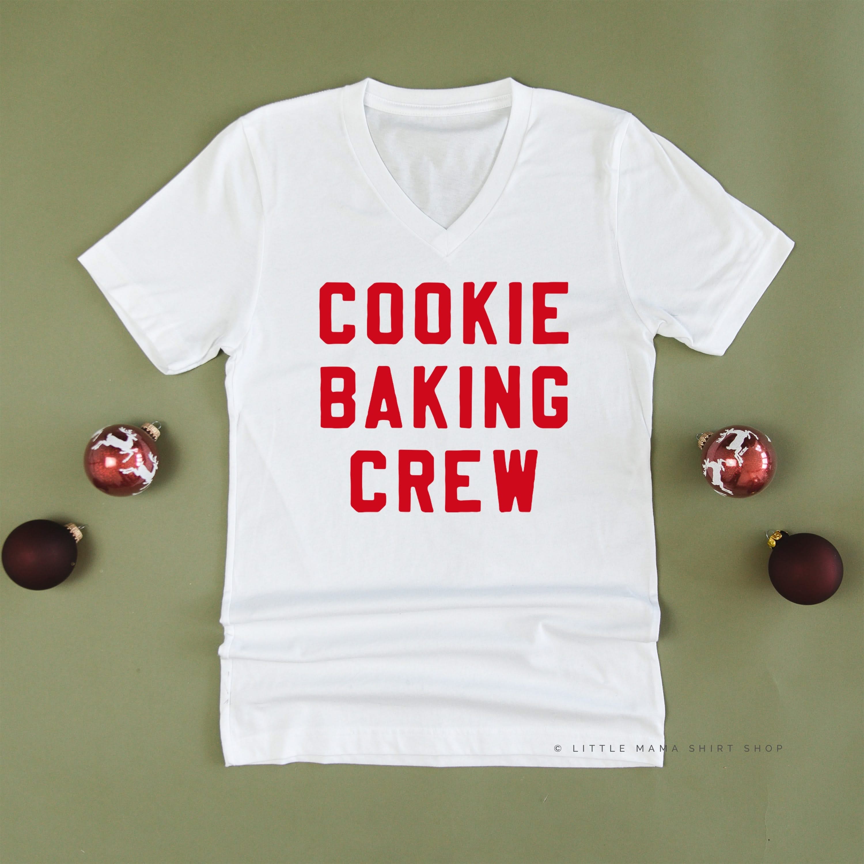 Cookie Baking Crew - Block Font - Unisex Tee Little Mama Shirt Shop