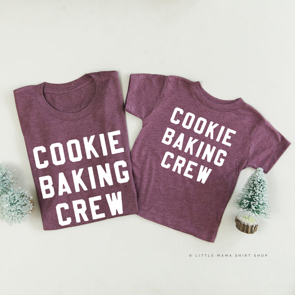 Cookie Baking Crew - Block Font - Set of 2 Unisex Tees