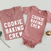 Cookie Baking Crew - Block Font - Set of 2 Unisex Tees Little Mama Shirt Shop