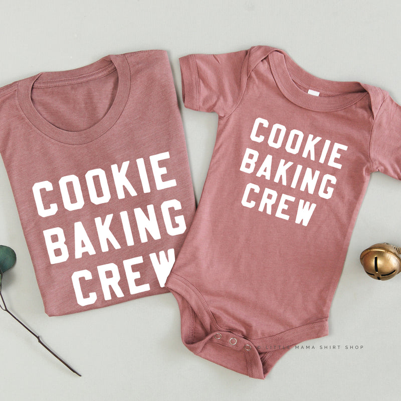 Cookie Baking Crew - Block Font - Set of 2 Unisex Tees