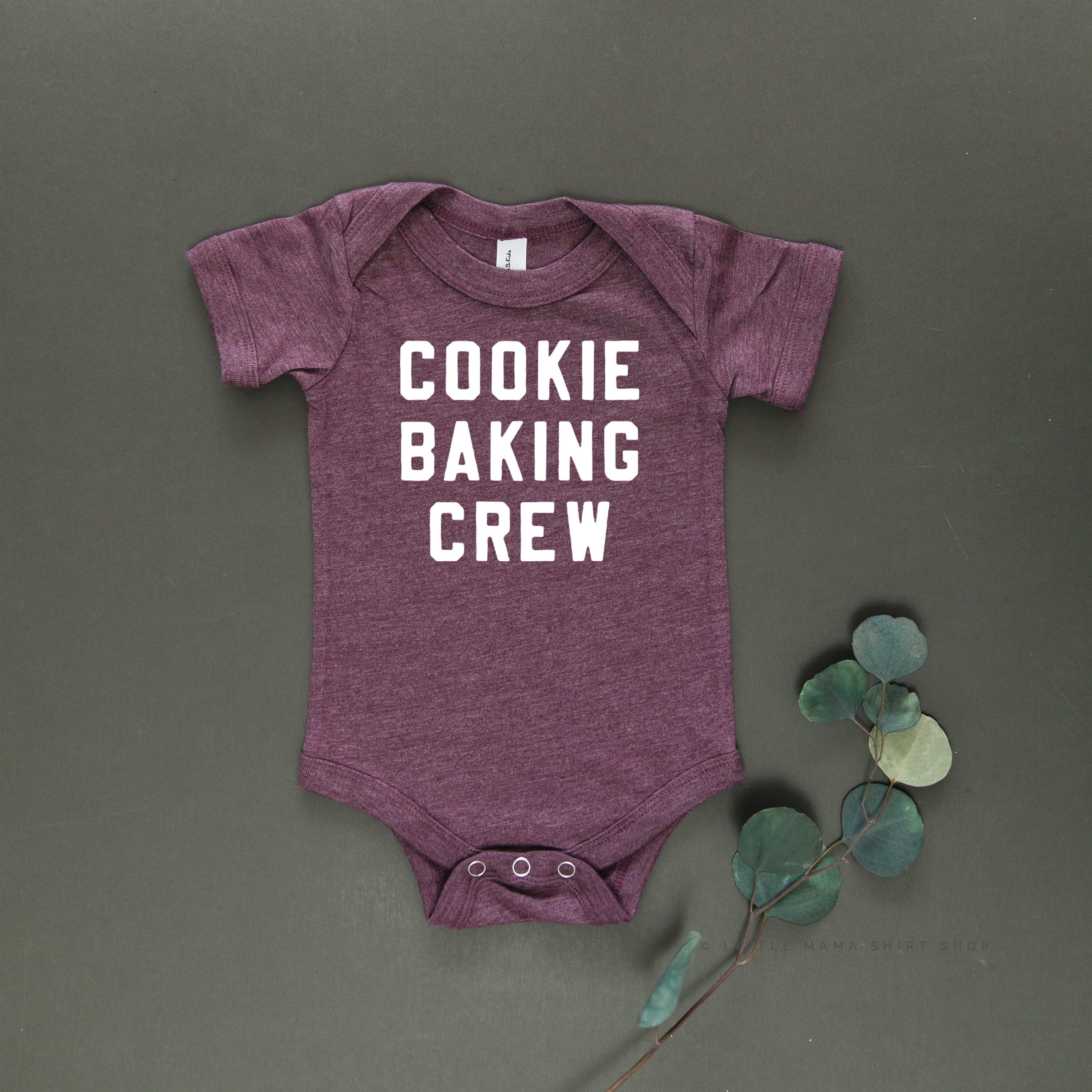 Cookie Baking Crew - Block Font - Child Tee Little Mama Shirt Shop