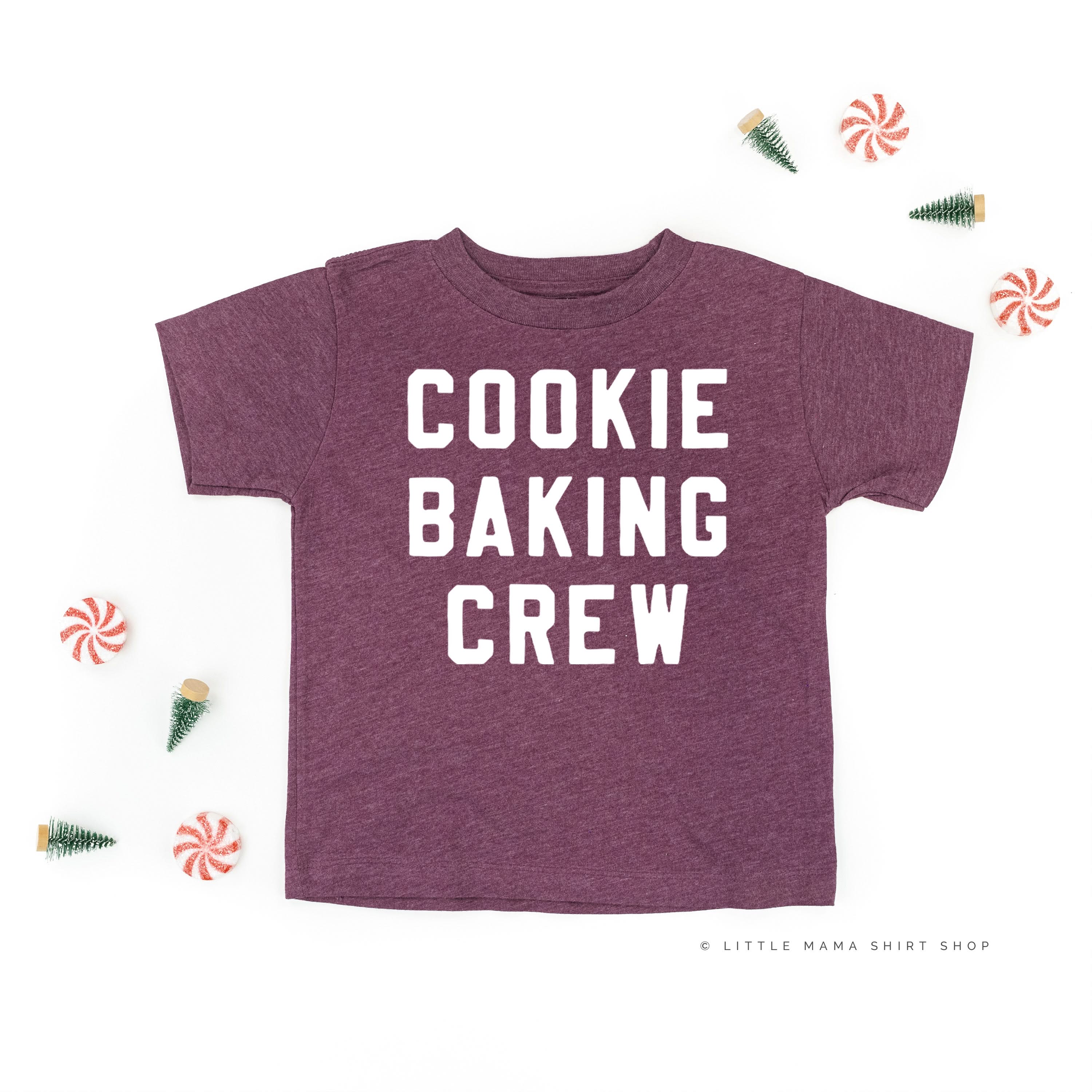 Cookie Baking Crew - Block Font - Child Tee Little Mama Shirt Shop