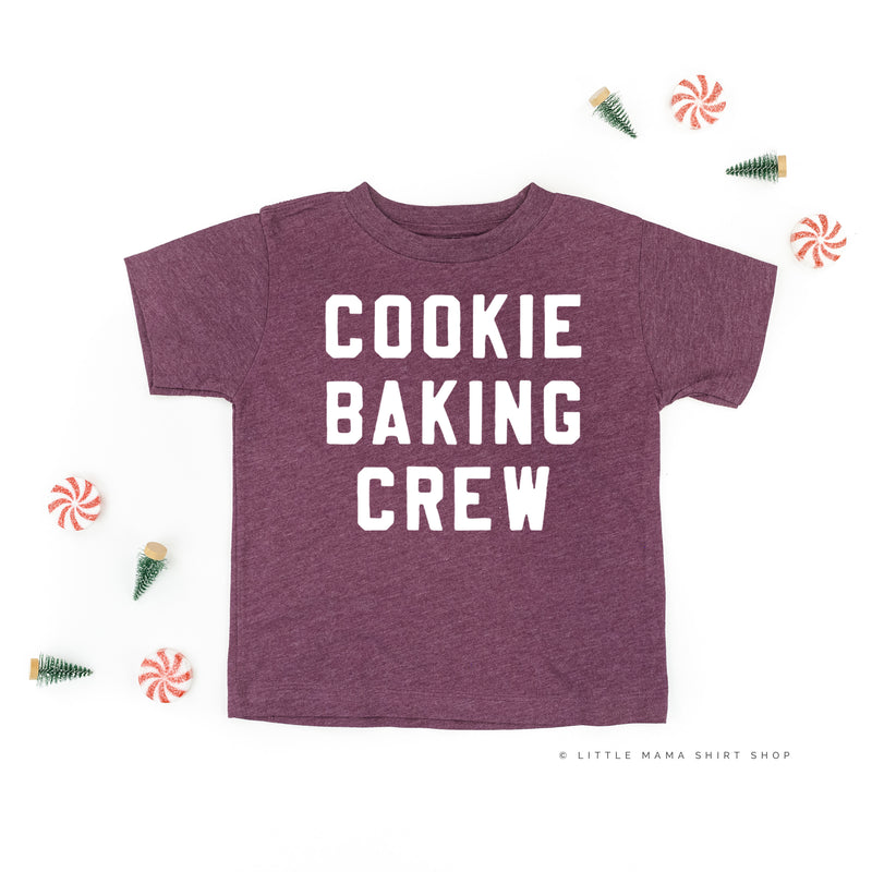 Cookie Baking Crew - Block Font - Child Tee