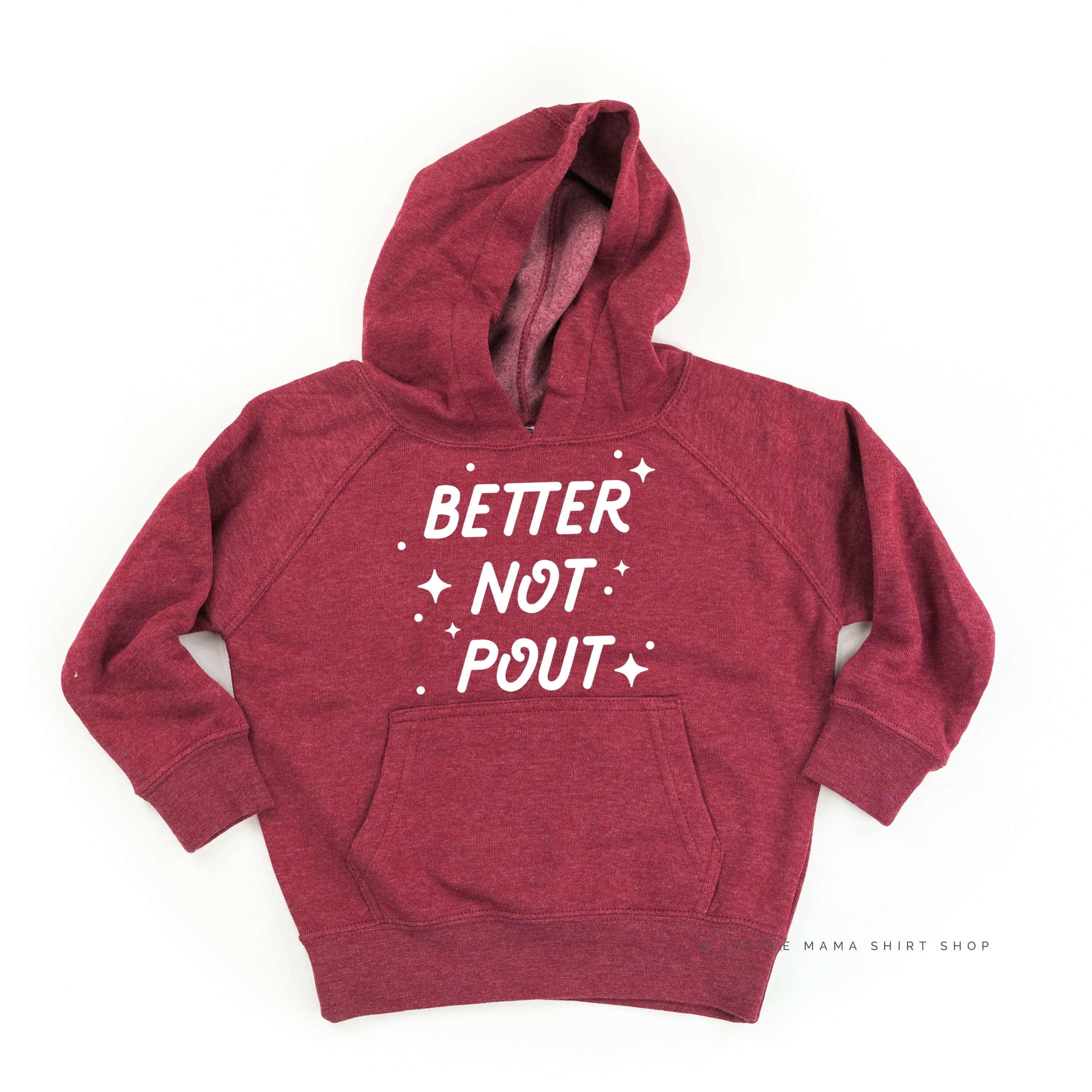Better Not Pout - Child HOODIE Little Mama Shirt Shop LLC