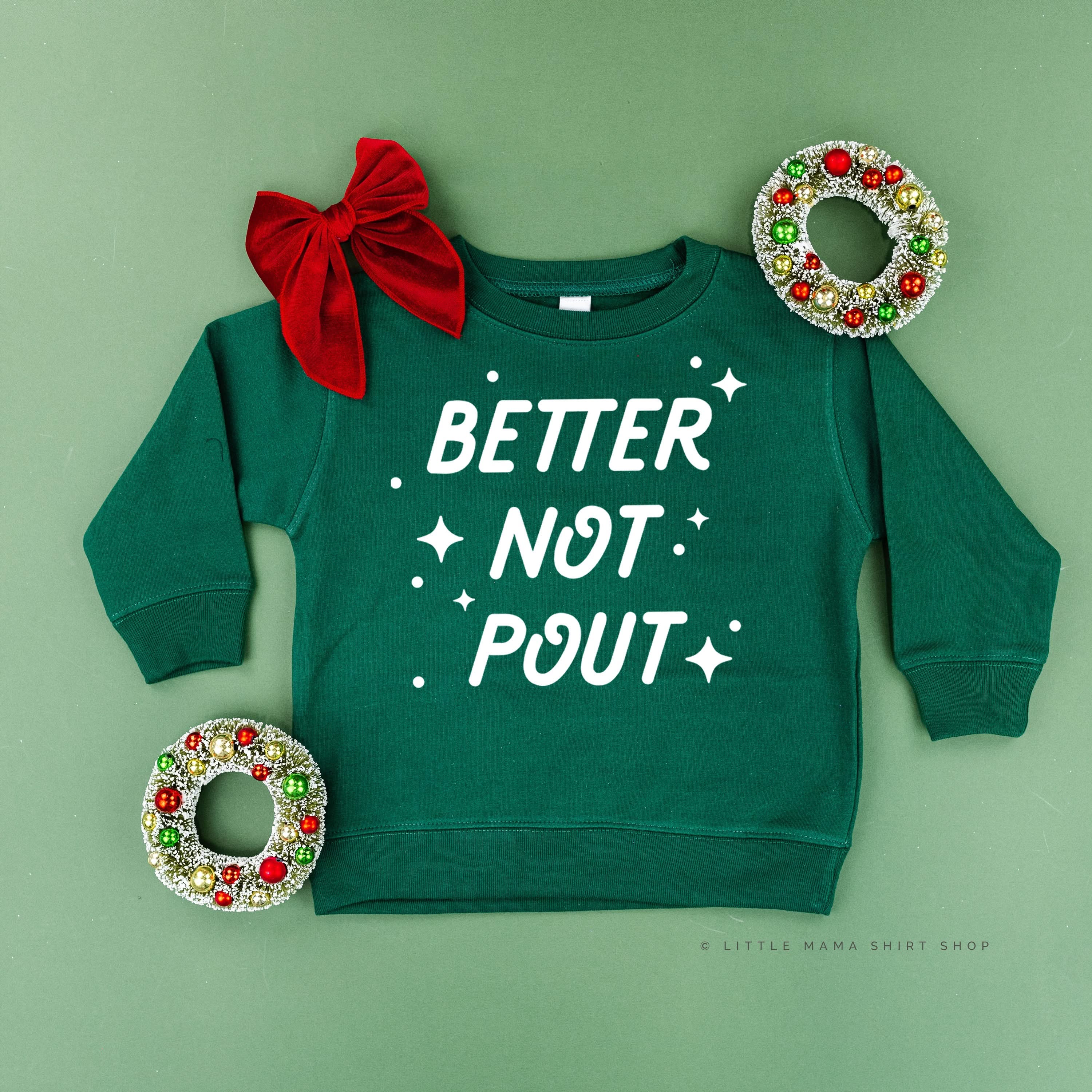 Better Not Pout - Child Sweater Little Mama Shirt Shop