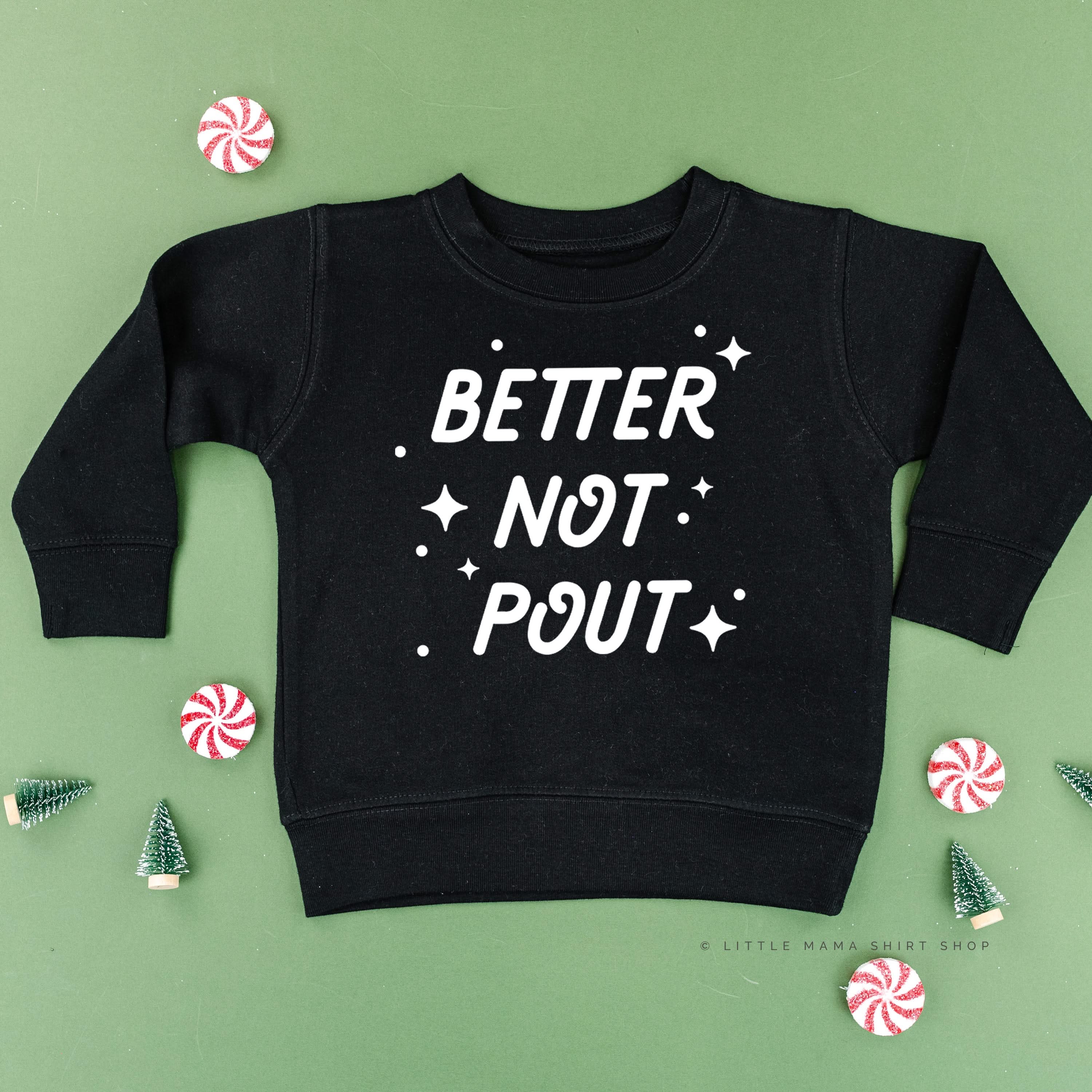 Better Not Pout - Child Sweater Little Mama Shirt Shop