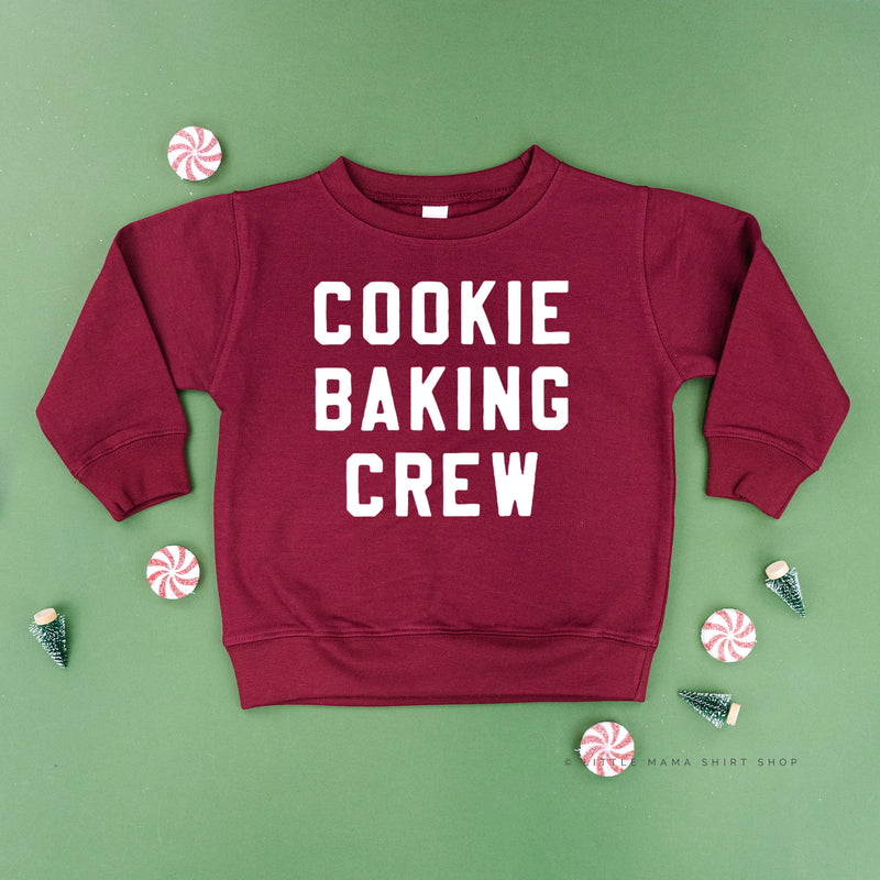 Cookie Baking Crew - Block Font - Child Sweater