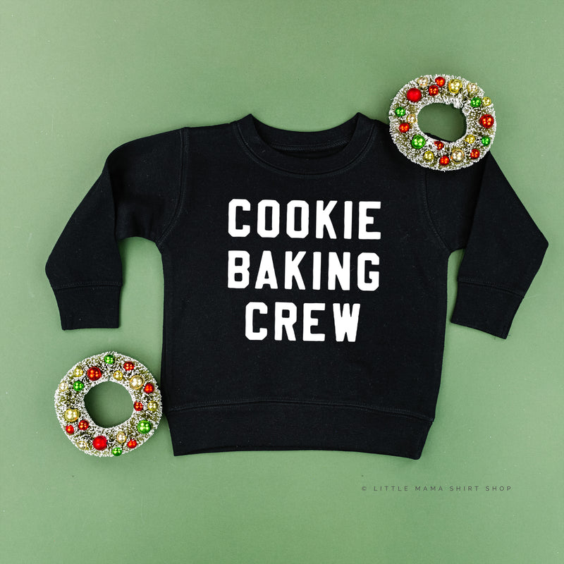 Cookie Baking Crew - Block Font - Child Sweater