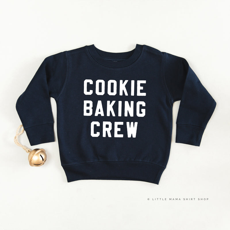 Cookie Baking Crew - Block Font - Child Sweater