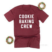 Cookie Baking Crew - Block Font - Unisex Tee Little Mama Shirt Shop