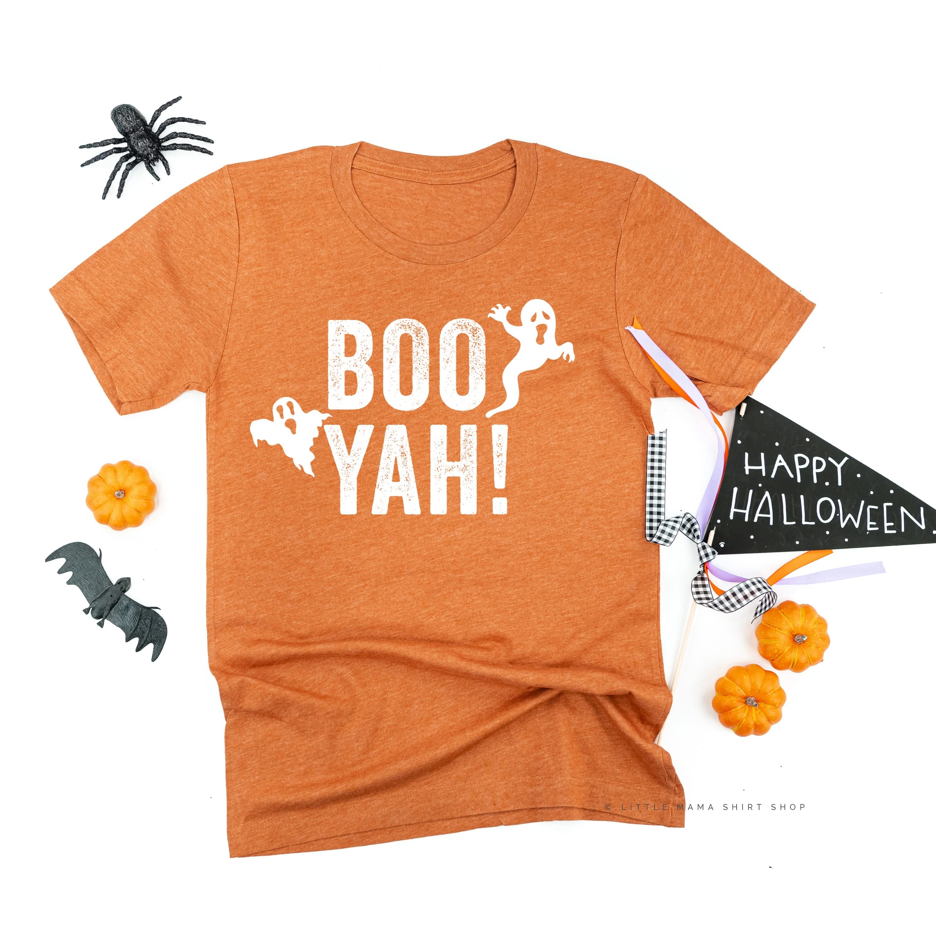 BOO YAH! - Unisex Tee Little Mama Shirt Shop