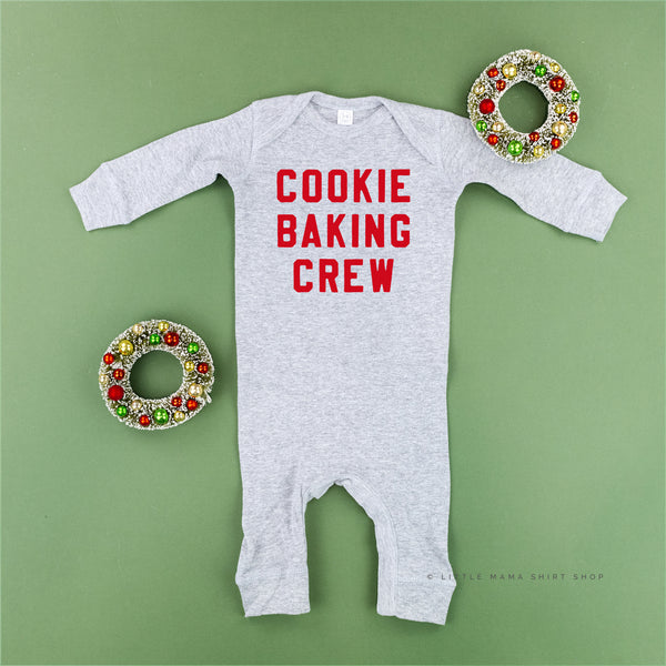 Cookie Baking Crew - Block Font - Baby Sleeper