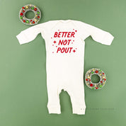 Better Not Pout - Baby Sleeper Little Mama Shirt Shop