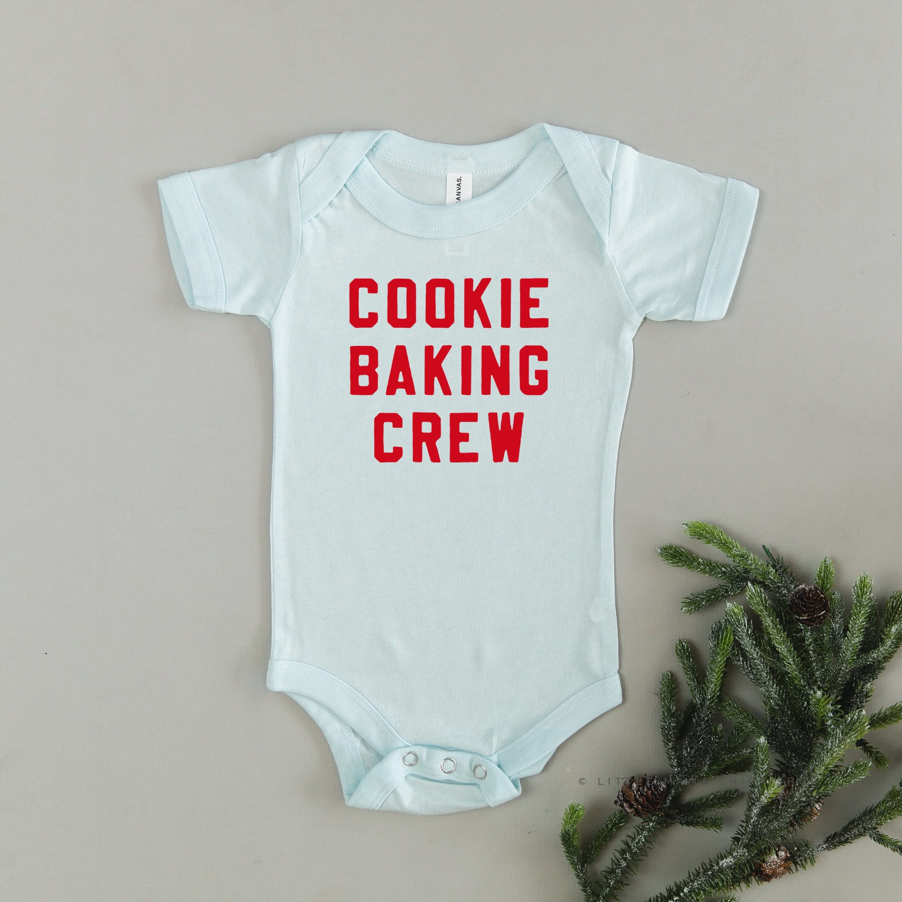 Cookie Baking Crew - Block Font - Child Tee Little Mama Shirt Shop