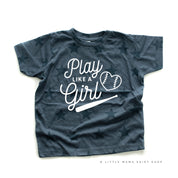 Play Like a Girl - Short Sleeve Child STAR Shirt Little Mama Shirt Shop