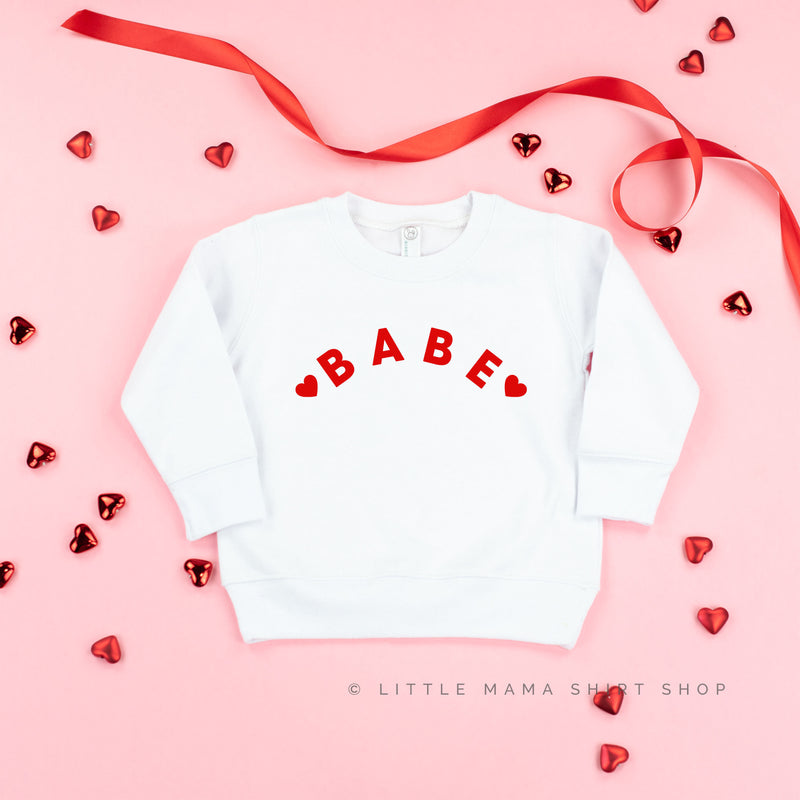 BABE (Two Hearts)  - Child Sweater