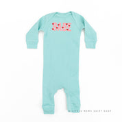 Babe - Mini Hearts - Baby Sleeper Little Mama Shirt Shop