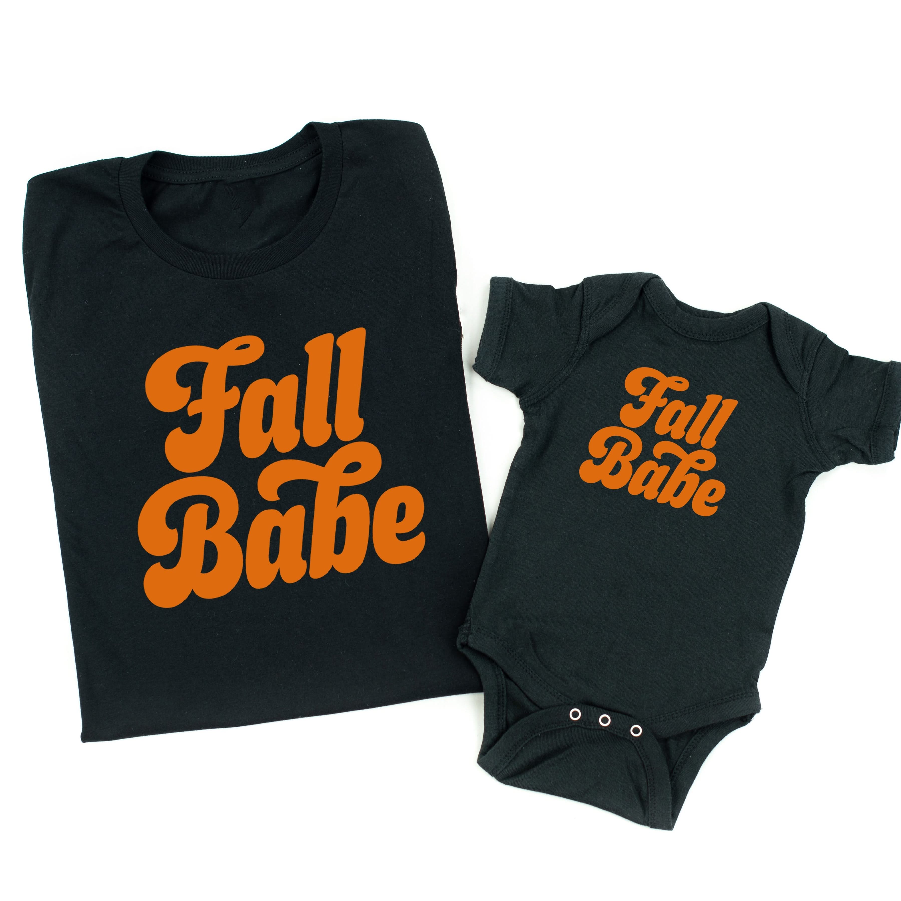 Fall Babe - Set of 2 Shirts Little Mama Shirt Shop
