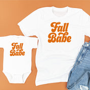 Fall Babe - Set of 2 Shirts Little Mama Shirt Shop