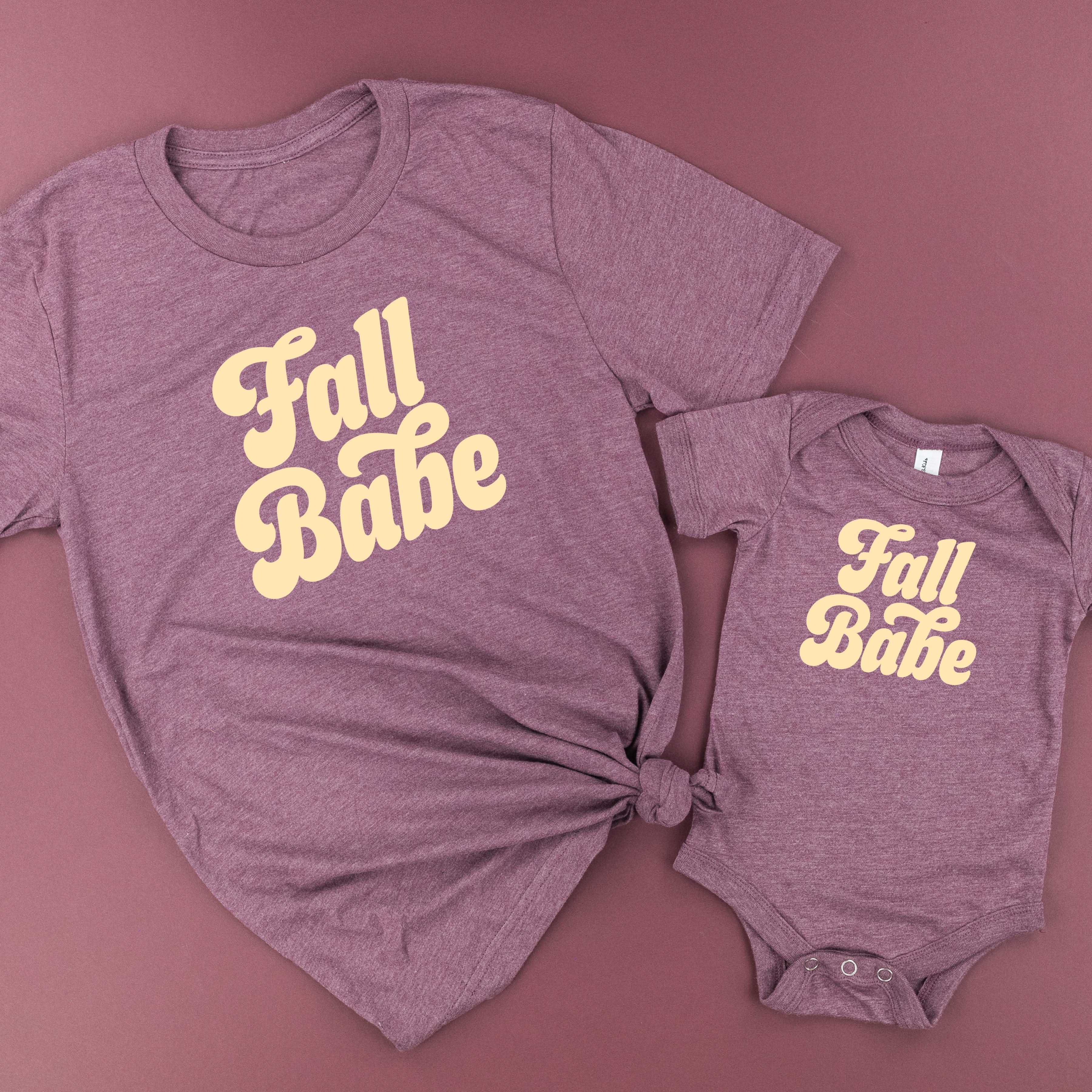 Fall Babe - Set of 2 Shirts Little Mama Shirt Shop