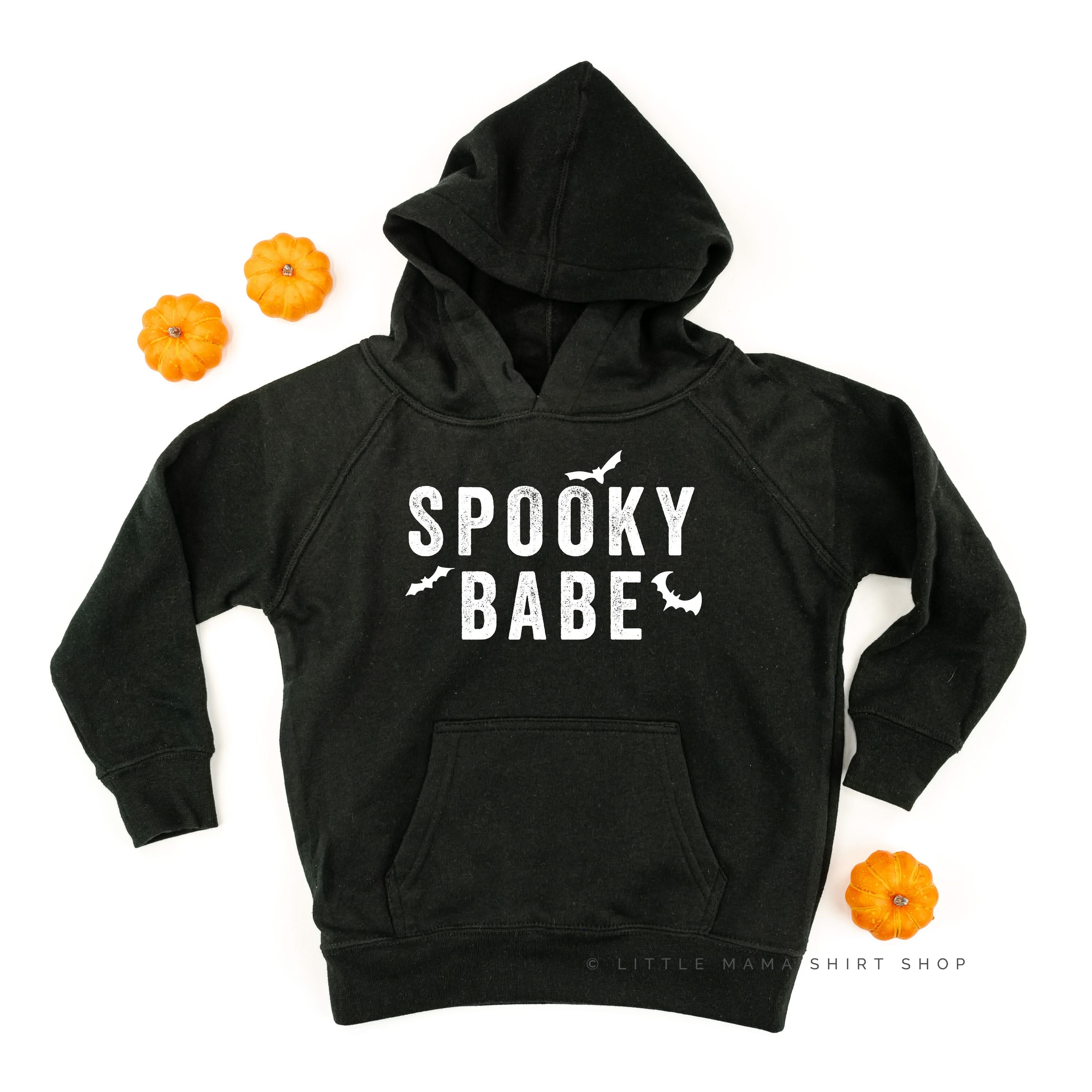 SPOOKY BABE - Child Hoodie Little Mama Shirt Shop LLC