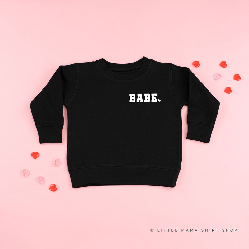 Varsity Heart - Babe (pocket) - Child Sweater