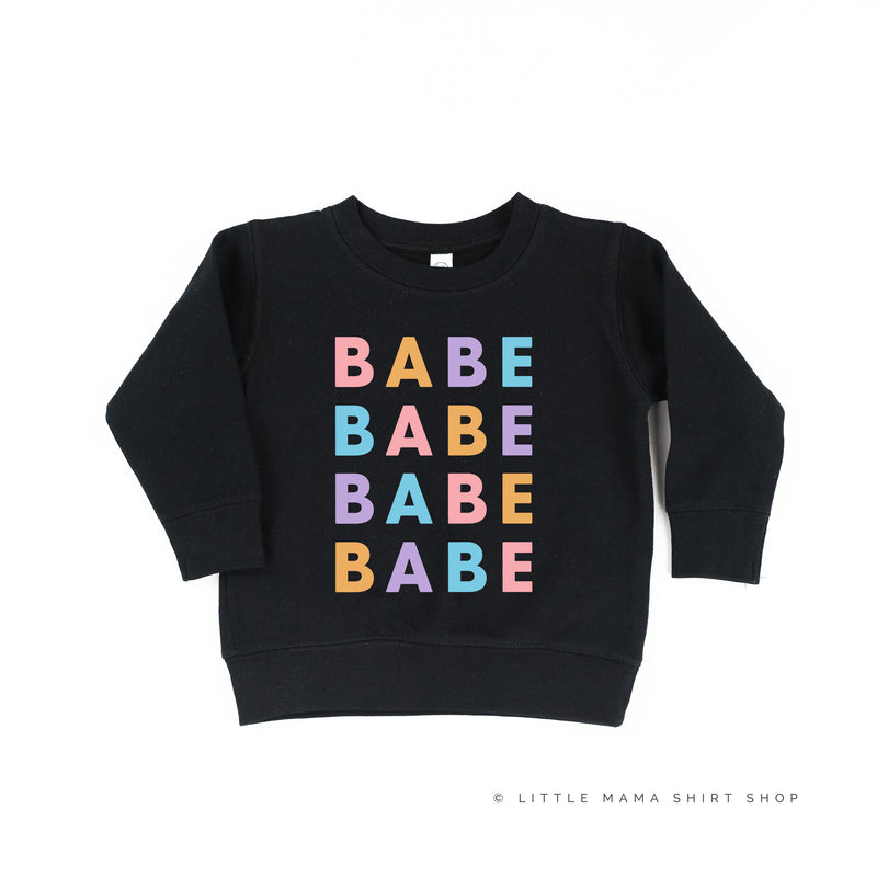 BABE x4 - PASTEL DESIGN - Child Sweater