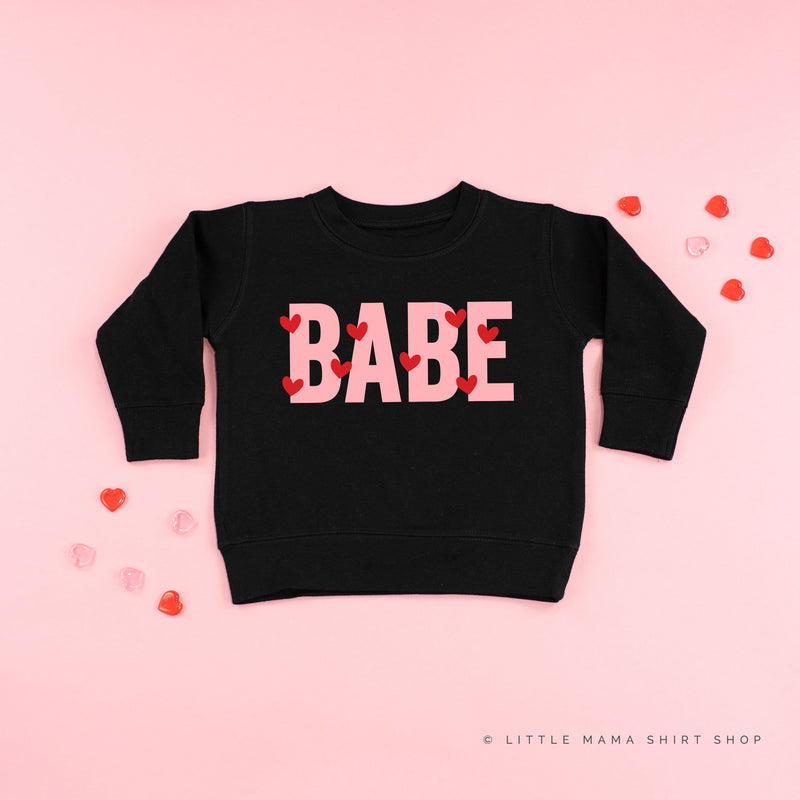 Babe - Mini Hearts - Child Sweater