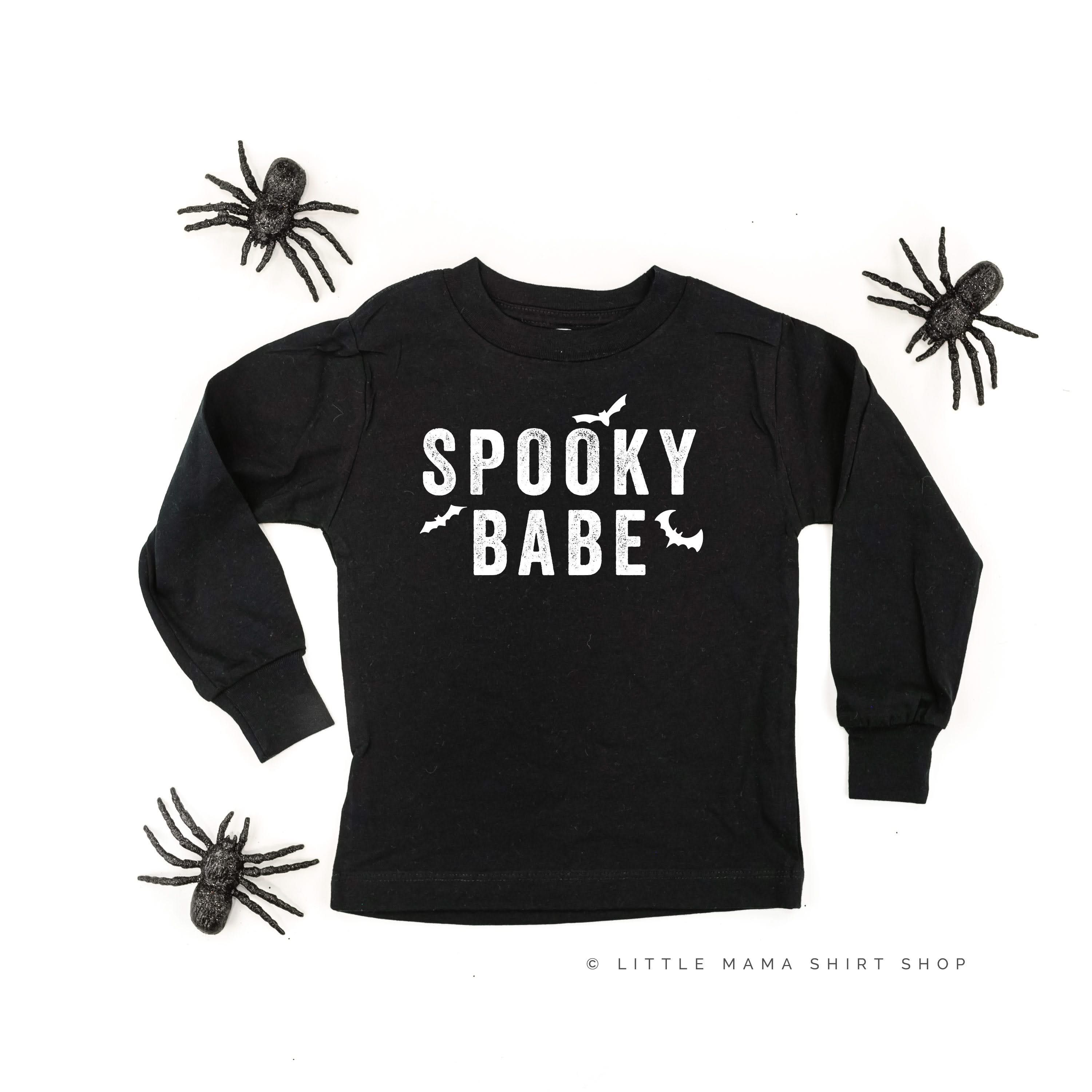 SPOOKY BABE - Long Sleeve Child Shirt Little Mama Shirt Shop