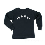 Babe (Two Hearts)  - Child LONG SLEEVE Tee Little Mama Shirt Shop