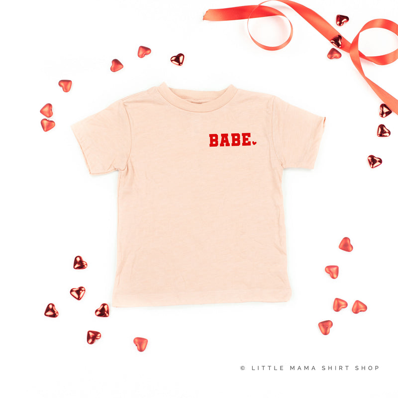 Varsity Heart - Babe (pocket) - Child Tee