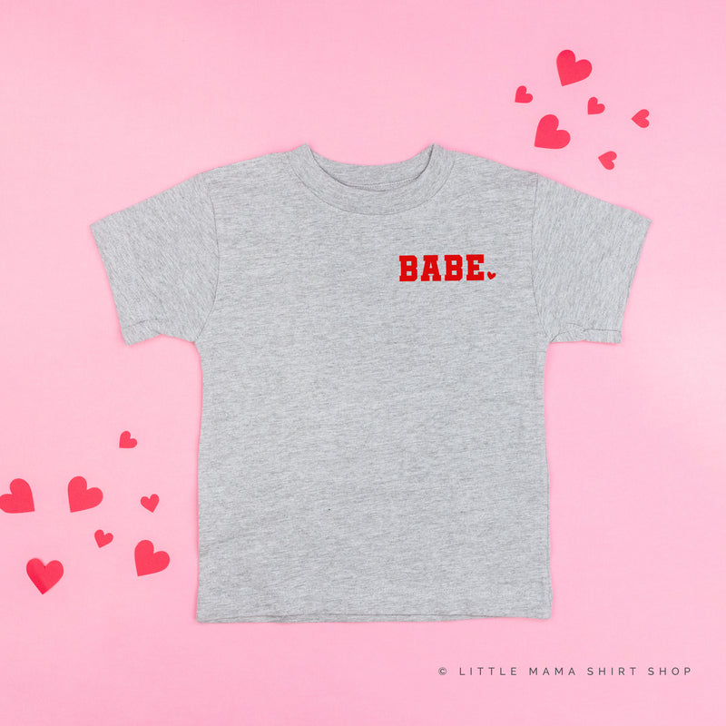 Varsity Heart - Babe (pocket) - Child Tee