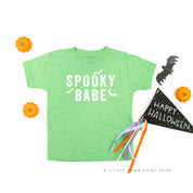 SPOOKY BABE - Short Sleeve Child Shirt Little Mama Shirt Shop