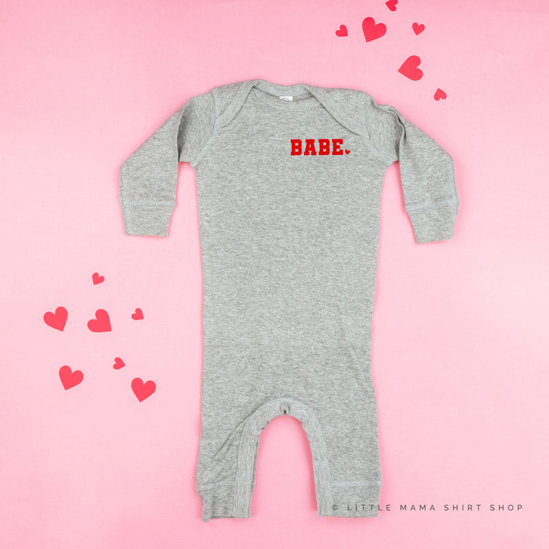 Varsity Heart - Babe (pocket) - Baby Sleeper