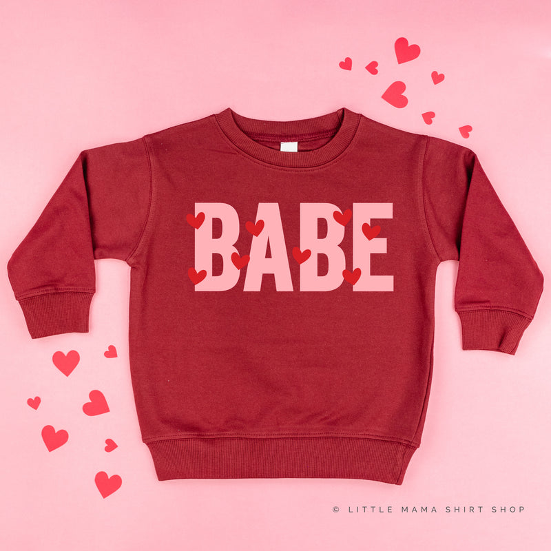 Babe - Mini Hearts - Child Sweater