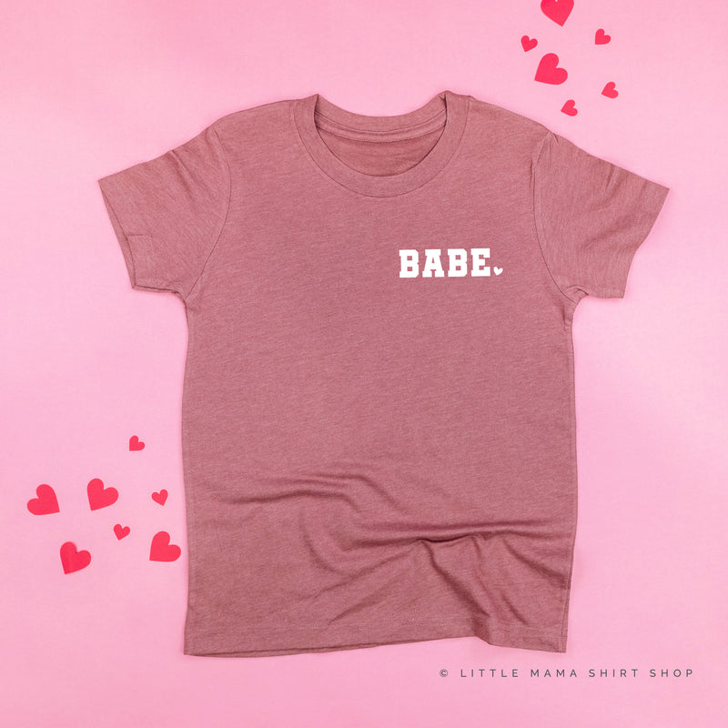 Varsity Heart - Babe (pocket) - Child Tee