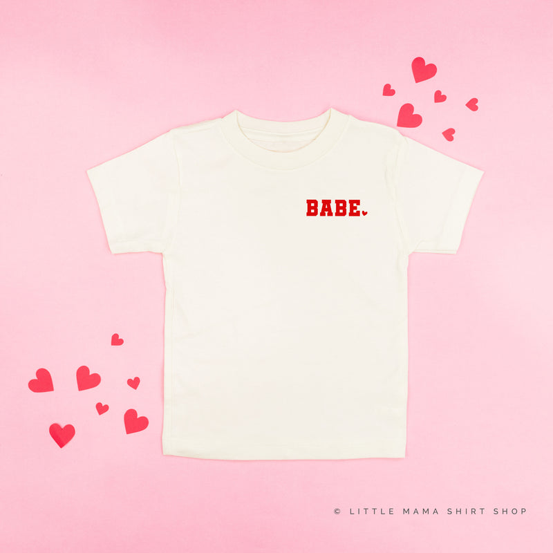 Varsity Heart - Babe (pocket) - Child Tee