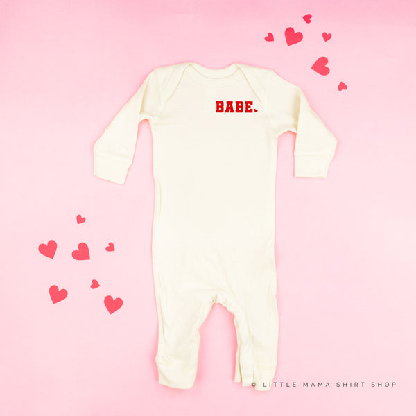 Varsity Heart - Babe (pocket) - Baby Sleeper