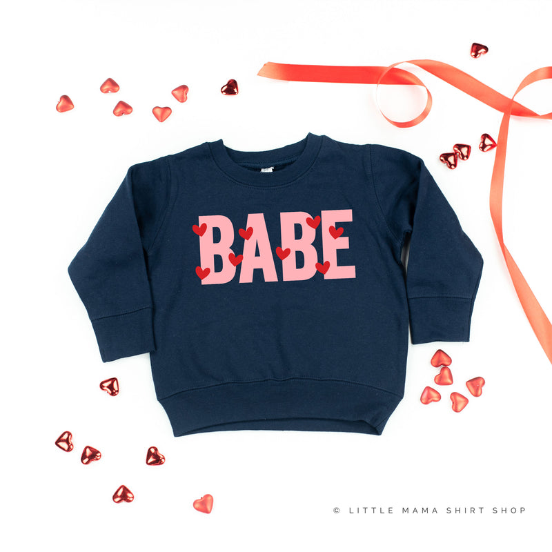 Babe - Mini Hearts - Child Sweater