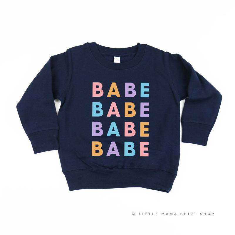 BABE x4 - PASTEL DESIGN - Child Sweater