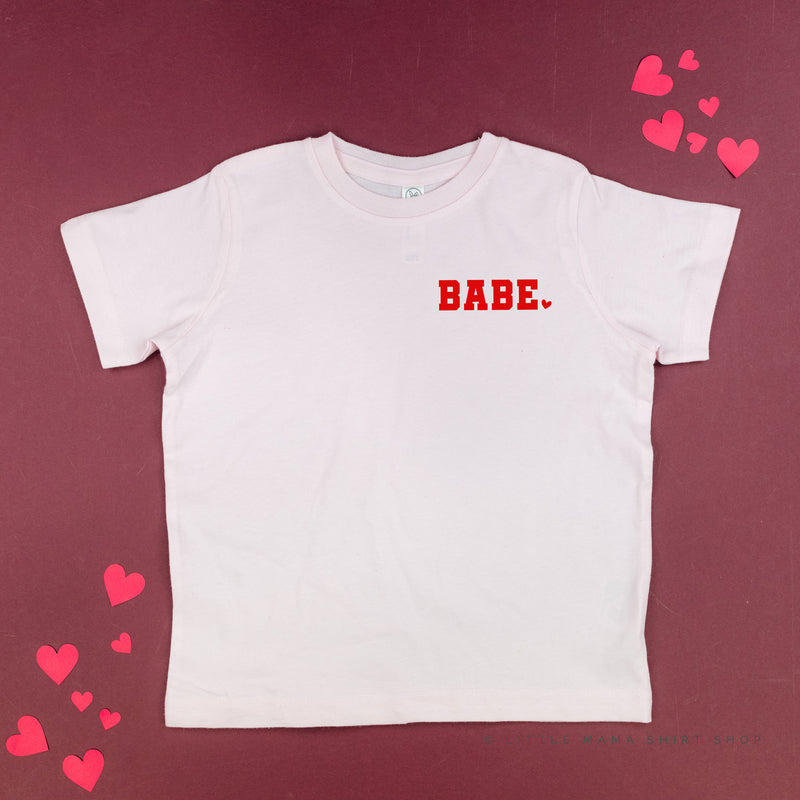 Varsity Heart - Babe (pocket) - Child Tee