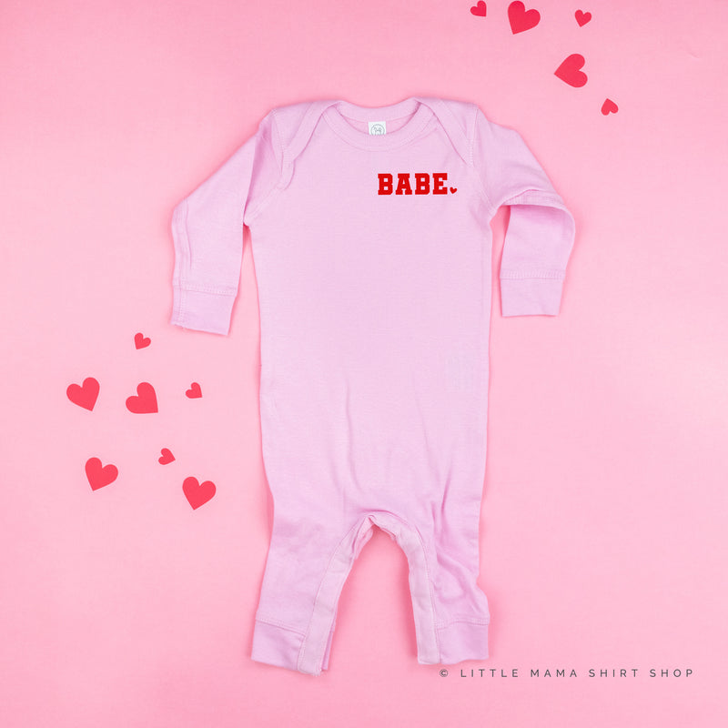 Varsity Heart - Babe (pocket) - Baby Sleeper