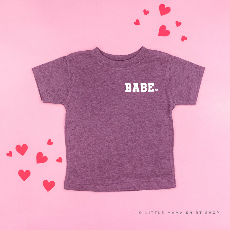 Varsity Heart - Babe (pocket) - Child Tee