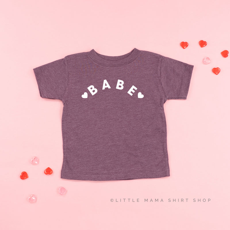 BABE (Two Hearts) - Short Sleeve Child Tee