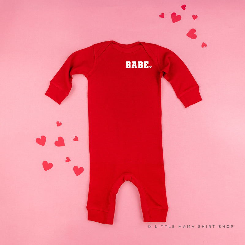 Varsity Heart - Babe (pocket) - Baby Sleeper